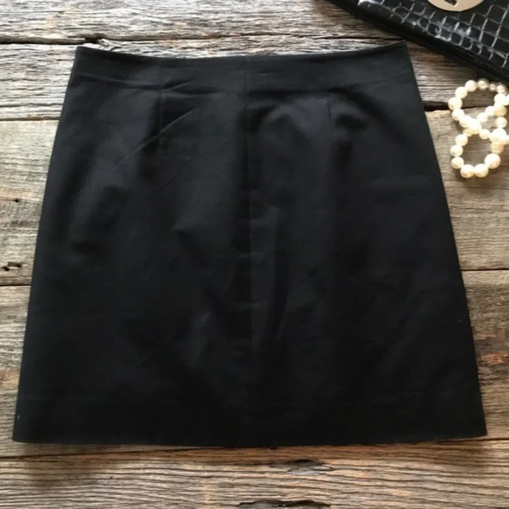 GAP Black Wrap Skirt